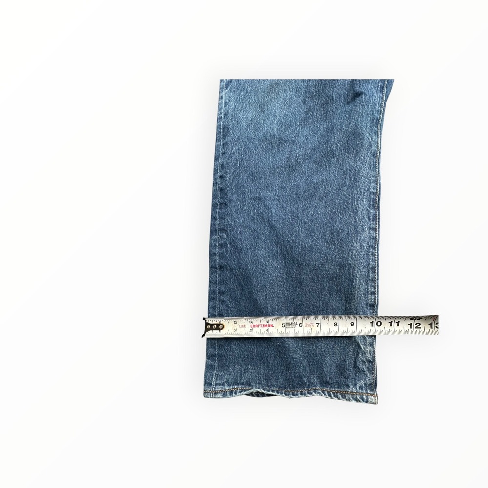 Levi's Jeans Mens 52 Blue 501 Original Fit Straight Leg Button Fly Denim Pants - Picture 10 of 15